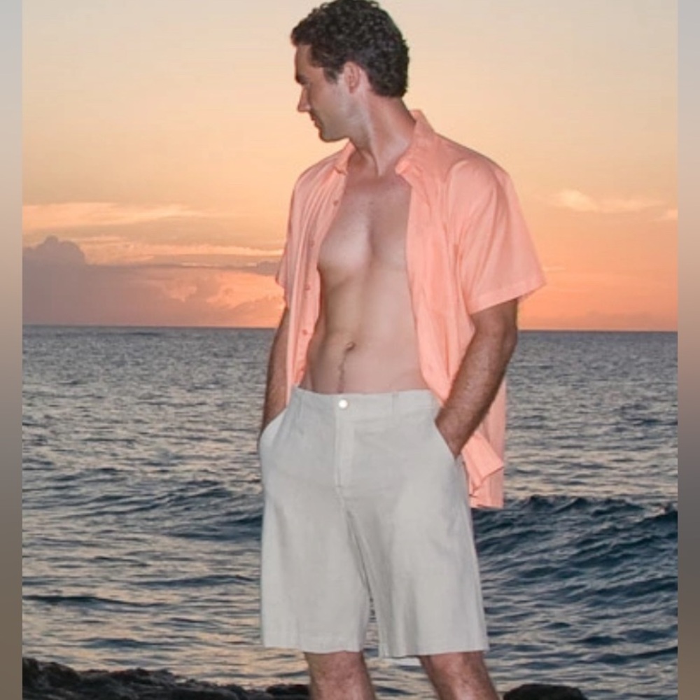 ISLAND IMPORTER Maui Linen 34 NWT